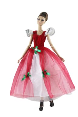 1 Set Doll Clothes 1:6 Scale Dress Outfit for 11.5 inch 30cm Doll Many Style for Choice Gifts for Girls #1