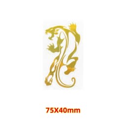 Creative dragon Phoenix metal transfer sticker Gold and silver tiger knife dragon pattern personality DIY decorative stickers
