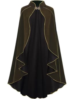 2026 Halloween Fall/Winter Medieval Gothic Suede Fabric Cloack for Men&Women,Purple Stand-Collar Cape Unisex,One Size Fits All