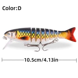 1 PCS Wobblers Fishing Lures Artificial Multi Jointed Sections Artificial Hard Bait Trolling Pike Carp Fishing Tools