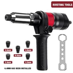 Riveting Machine Electric Rivet Gun Adapter Home 2.4-3.2-4.0-4.8-6.4mm Riveting Tools Cordless Multi-function Riveting Machine