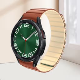 Magnetic Silicone Strap for Samsung Galaxy 6 5 4 40 44mm 6/4Classic 43 47mm 42 46mm No Gaps Bracelet for Watch 5Pro 45mm Band