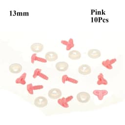 10pcs New Plastic Toys Bear Buttons Dolls Accessories Triangle Nose Safety Parts Doll Noses