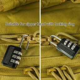 Multi-purpose Password Small Padlock Outdoor Backpack Security Lock Portable Lightweight Alloy Padlock