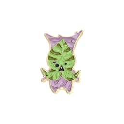 Cartoon Game Elf Enamel Pins Custom Leaf Spliced Fox Octopus Brooches Lapel Badges Animal Plant Jewelry Gift for Friends