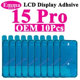 10pcs Waterproof Seal Sticker Back Cover Side For iPhone 16 Plus 15 Pro Max 14 17E Front LCD Display Adhesive Glue
