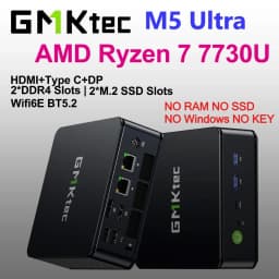 GMKtec MINI PC M5 Plus M6 Ultra M7 Ultra M8 K7 K8 PLUS K10 K11 K12 Office Desktop Gamer Computer NO RAM NO SSD NO OS NO KEY