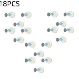 3/6pcs No Drill Magnetic Remote Holder - Wall Mount for TV/AC/DVD Remotes, White Space-Saving Design