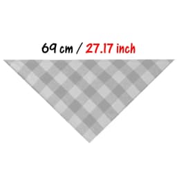 Custom Personalized Dog Bandanas Large Pet Scarf Pet Cotton Plaid Washable Collar Cat Dog Scarf Large Dog Accessories Kerchief