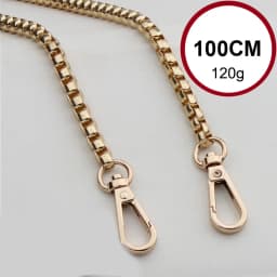 Simple Stainless Steel Bag Strap 100cm Metal Bag Chain DIY Bag Accessories For Shoulder Bag Crossbody Bag Women Bag Handbag Stra