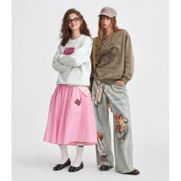 ELFSACK Women's Sweatshirt with Graphic and Slogan Print, Everyday Outdoor Top