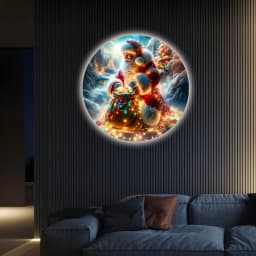 3 Piece Sheet Pack USB Christmas Projection Light Moon Sky Night Light 360° Rotatable Christmas Santa Snowman & Moon Room Decor