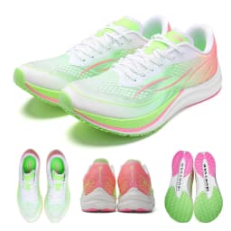 IRUNSVAN Professional Athletic Shoes Men 2024 Nylon Carbon Plate Color-Spliced Breathable Stability Fashion Sneakers Unisex