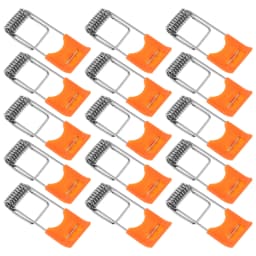 100pcs Spring for Recessed Lighting Orange Snap Downlight Panel Lamp Clamps Ceiling Light Light Securing Clips Accessories