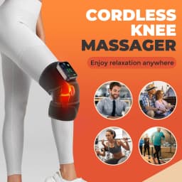 Electric Heated Vibration Knee Massage Pad 3 in 1 Massager for Shoulder Elbow Hot Compress Thermal Joint Brace Muscle Relaxation