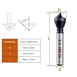 M35 HSS-Co Cobalt TiAlN Coated Countersink Drill Bit 90 Degree Deburring Chamfer Tool Oblique Hole Cutter 2-5 5-10 10-15 15-20mm