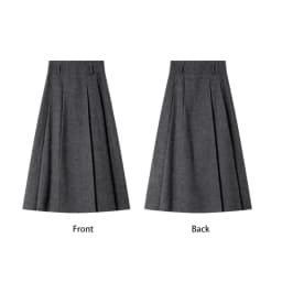 VIMLY Elegant Wool Blend Pleated Maxi Skirt for Women 2026 Winter High Waist Stereo Heavy Duty Skirt Office Lady Clothes M9173