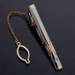 1Pcs Fashion Tie Clip for Men Copper Simple Bar Clasp Practical Mens Classic Tie Clips Clamp Pin Jewelry Necktie Wedding Gift