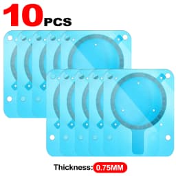 10-1PCS Strong Magnetic Ring Wireless Charging Magnet Circle Sticker Metal Magnet Plate Sheet for Magsafe IPhone 17 16 15