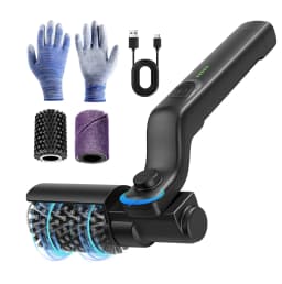 Built-in 4000mAh Rechargeable Battery with 3 Adjustable Speed Modes. The Rotating Cleaning Head Delivers Powerful Scrubbing Force to Remove Burnt Grease, Charred Residue and Food Debris on Grills Without Strenuous Manual Brushing.