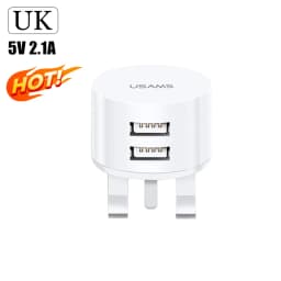 5V 2.1A Dual USB Charger EU US UK Plug Quick Charge Wall Charger Mobile Phone Charging Mini Adapter Travel Charger For Phone