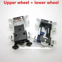 Old Wardrobe Sliding Door Pulley Wheel Runner Closet Wardrobe Moving Door Bottom Pulley Lower Wheel Roller Runner