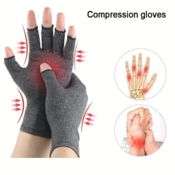 2 pairs of compression gloves for full finger arthritis, suitable for arthritis, daily office work, flexible movement, wrist and
