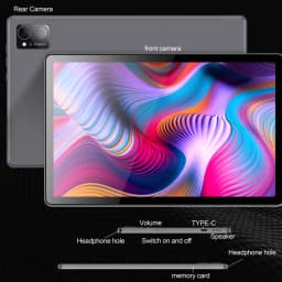 Original Global Version BDF P60 Tablet Pc 10.36 Inch 8GB RAM 512GB ROM Android 13 Octa Core 3G 4G LTE Internet WiFi Internet BT