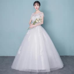 Wedding Dress Customized New Bride Ball Gowns Plus Size Lace Up Wedding Dresses Embroidery Dresses Vestidos De Novia