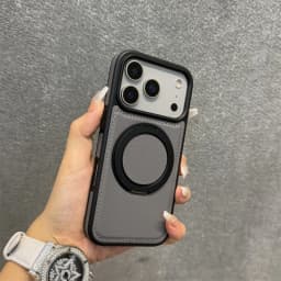 17 ProMax Wax PU Leather Magnetic Charging Phone Case For iPhone 14 15 16 Plus 17 Air 11 12 13 Pro Max 360° Rotating Stand Cover