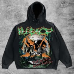 Retro hooded sweatshirt skull print flame Y2K retro hooded pullover jacket street style goth casual fashion men's Harajuku top