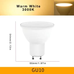 12PCS AC220V LED Bulb 3W 6W 9W 12W GU10 LED Spotlight Bulb 270 Degree Beam Angle For Home Office Decoration Lamp Light