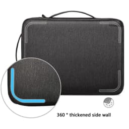 Universal 13.3-15.4 inch Laptop Shoulder Bag Large Capacity Shockproof Tablet Sleeve Portable Handle Carrying Case