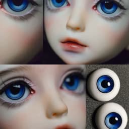 New Resin Eyes Doll Eyeball For 1/6 1/8 1/3 BJD Doll OB11 DIY Handmade Eyeball 10mm/12mm/14mm/16mm Doll Accessories Eyeball Gift