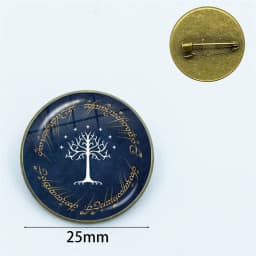 New Hot White Tree Gondor Keychain Lord Of The R Glass Dome KeyRing Bag Car Key Chain Ring Holder Charms Jewelry Gifts