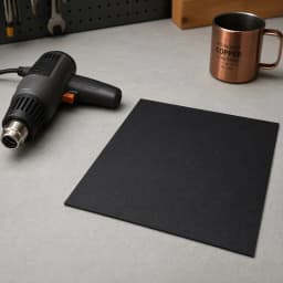 Durable Kydex Thermoplastic Sheet 1.5/2mm Black Plate DIY Material for Knife Sheath 300mm Hot Forming Thermoformed Board