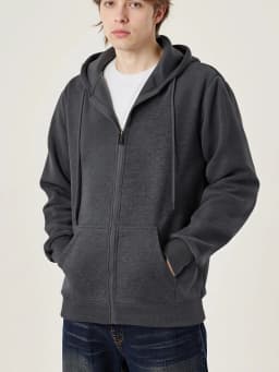 Autumn Winter Zip-Up Hoodie Solid Casual Outwear Comfy Fashion Sweatshirts Fleece Street Veste Loose Oversize Top Soft lothes