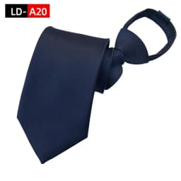 Zipper Ties For Men Pre-tied Neck Tie 8cm Top Quality Red Black Navy Blue Pre-tied Neckties Classic Man Zipper Gravatas Wedding