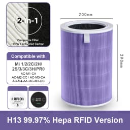 For Xiaomi Hepa Filter M8R-FLH Activated Carbon Filter for Xiaomi Air Purifier 2S/2C/2H/3C/3H/Pro Xiaomi Air Purifier 2S Filter