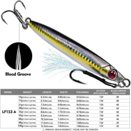 Proberos 1pc Saltwater Jigs Speed Jigging Slow Jigging Pitching Lures, Vertical Jigging Artificial Lures Jigging Lure Fishing Ji