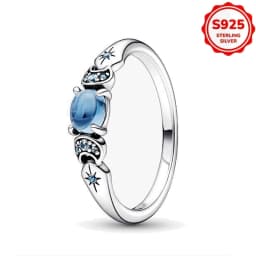 2026 Hot Selling 925 Silver Multi-Color Sun and Moon Heart-Shaped Ring for Women's Party Exquisite Jewelry Gift