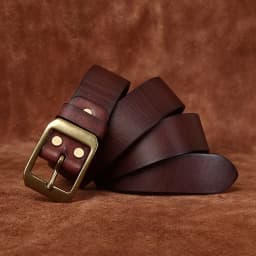 3.8CM Pure Cowhide High Quality Genuine Leather Belts for Men Brand Strap Male Brass Buckle Vintage Jeans Cowboy Luxury Cintos