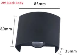 LED Wall Lamp Waterproof IP65 Aluminium Interior Wall Light For Bedroom Living Room Corridor Indoor Outdoor Lighting