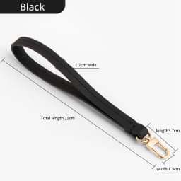 CRAZYSMITH Wrist Strap Wallet For LV POCHETTE TO-GO Handbag Handle 21cm Long Clutch Bag Straps Purse Handle Belt Bag Accessories
