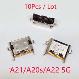 10pcs For Samsung A12 A10s A21s A11 A20s A22 A32 A33 A01 A30s A31 A51 A50s A71 A70s A52 A72 USB Charging Port Charger Connector