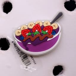 1Pc 3D Sweet Dessert Clog Charms Candy Kawaii Cute Yummy Bakery Icecream Waffle Cupcake Trendy Hole Shoes Accessories Decor Gift