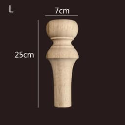 1pc Furniture Round Solid Wood Table Legs Sofa Feet Cabinet Bed Dressing Table Replacement Foot Support Hardware