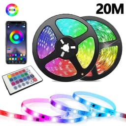 1-30M RGB LED Strip Light 5V USB Bluetooth 24Key Remote Control Flexible Ribbon Color Change LED Lamp Tape For Home Decoration