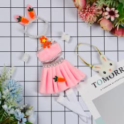 New 28cm Doll's Clothes Suit 1/6 Bjd Skirt with Hat/ Headdress for 12inch Princess Doll Dress Up Accessories