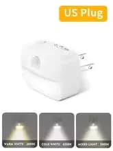 LED Night Lights Plug into Wall Night Lamp Motion Sensor Auto-On/Off Nightlight for Kids Room Bedroom Bathroom Hallway Kitchen